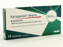 Катадолон Форте Таблетки Пролонгированного Действия 0.4г №14 Teva.