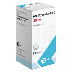 Аллопуринол-Эгис Таблетки 0.3г №30 Egis Венгрия Купить В Новой.